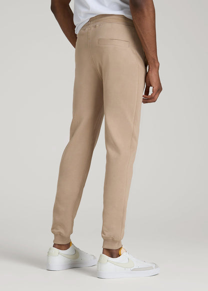 American Tall Men Wearever 2.0 French Terry Joggers for Tall Men in Light Camel
