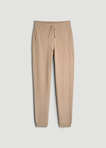 American Tall Men Wearever 2.0 French Terry Joggers for Tall Men in Light Camel