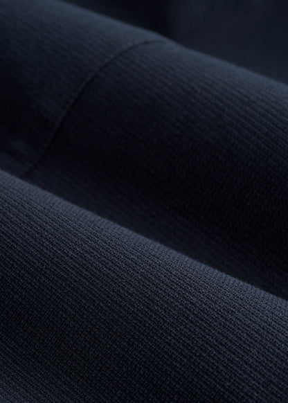 American Tall Men Textured Garment Washed Stretch Cotton Blazer for Tall Men in Evening Blue