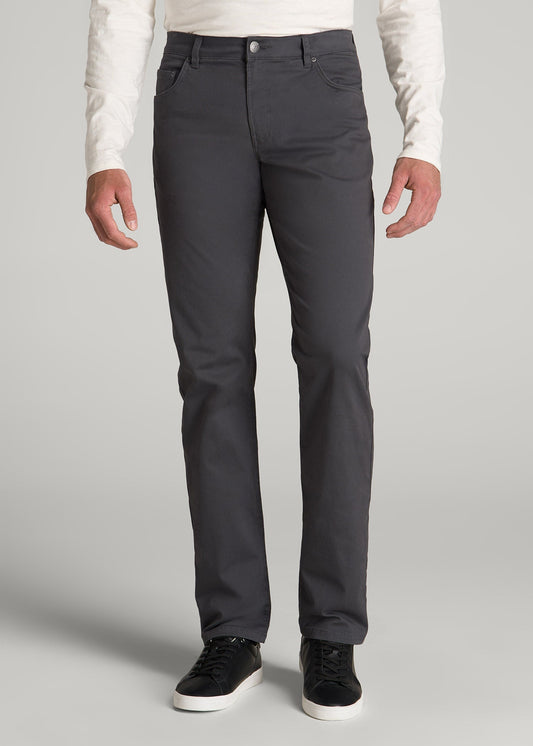 American Tall Men J1 STRAIGHT Leg Five-Pocket Pants for Tall Men in Iron Grey