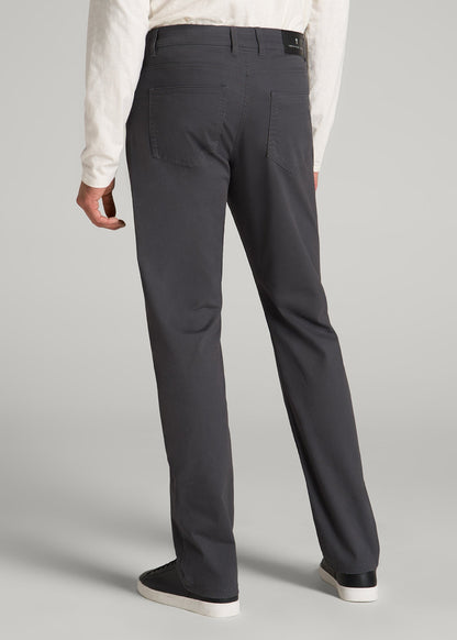 American Tall Men J1 STRAIGHT Leg Five-Pocket Pants for Tall Men in Iron Grey