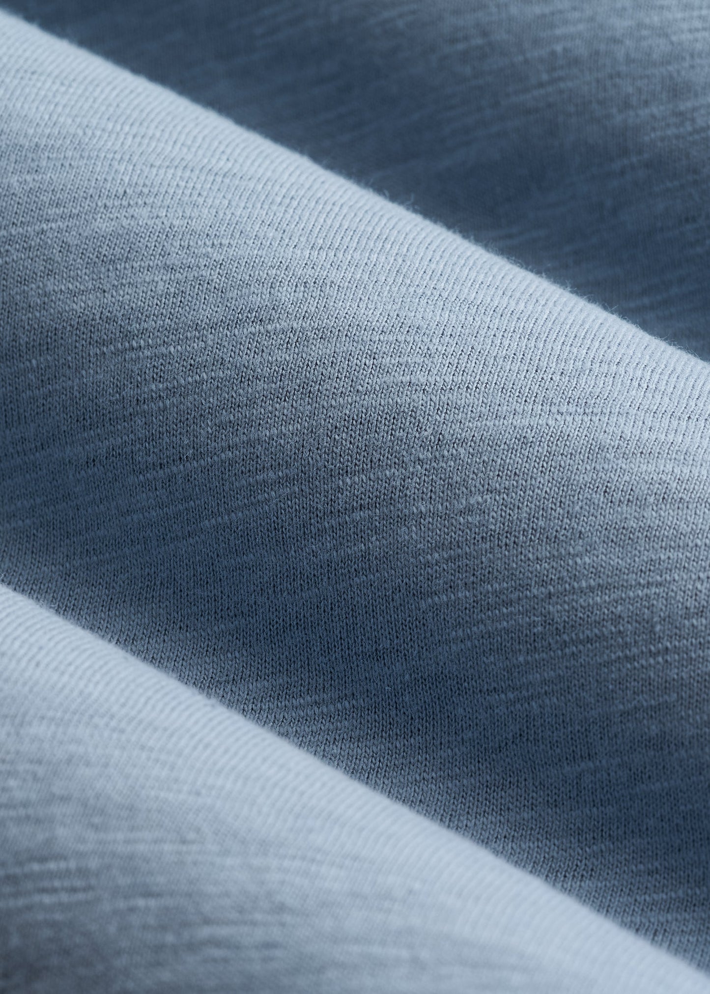 American Tall Men Slub Self Collar Polo Shirt for Tall Men in Chambray