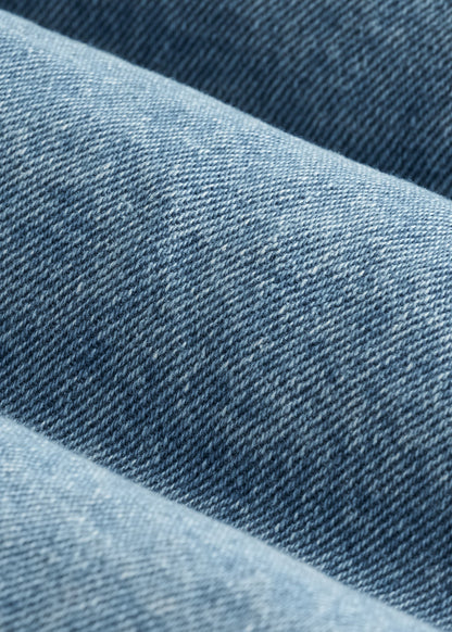 American Tall Men Denim Sherpa Jacket for Tall Men in Stonewash Blue