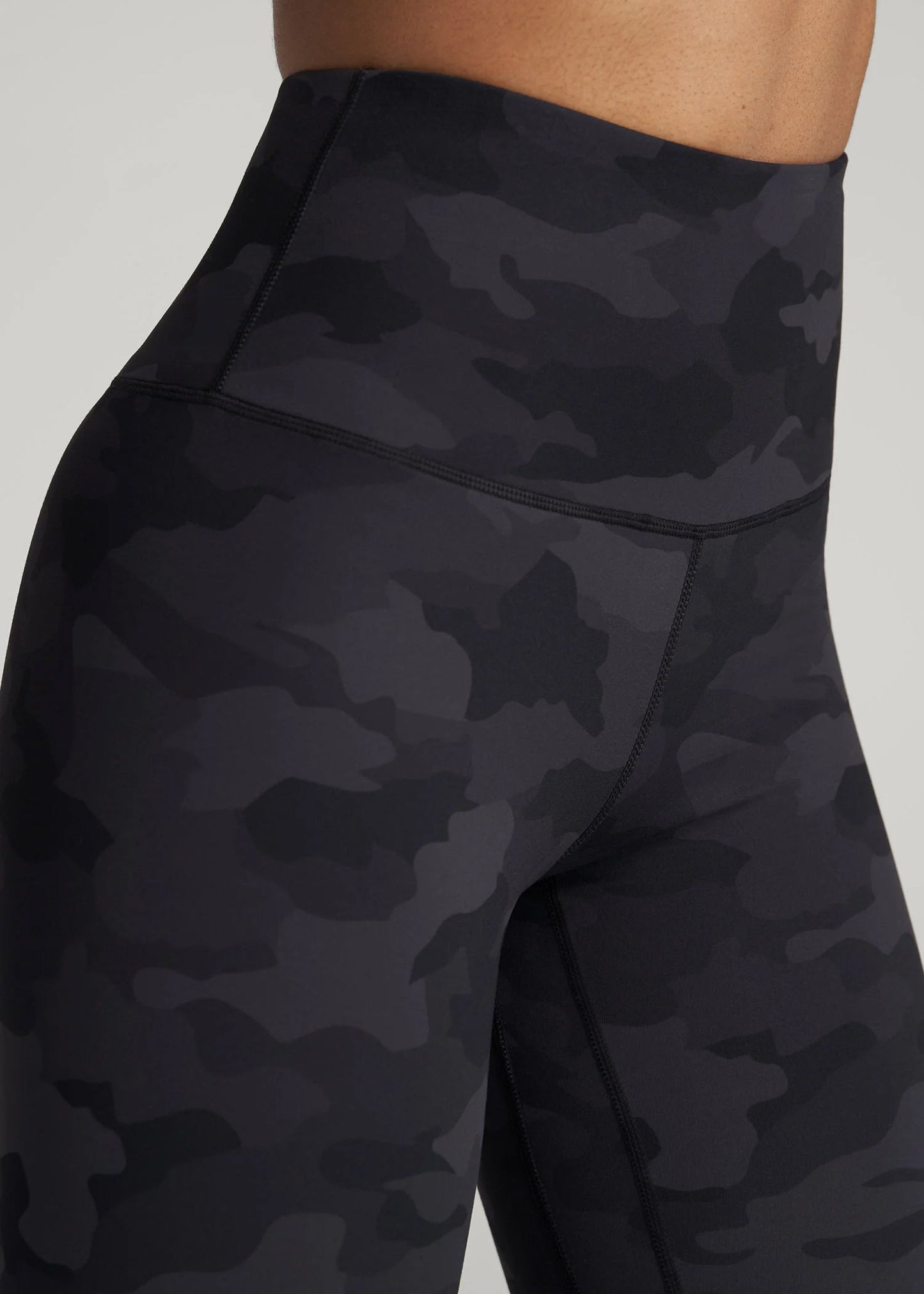 American Tall Men|Women Balance High-Rise Leggings for Tall Women in Grey Camo