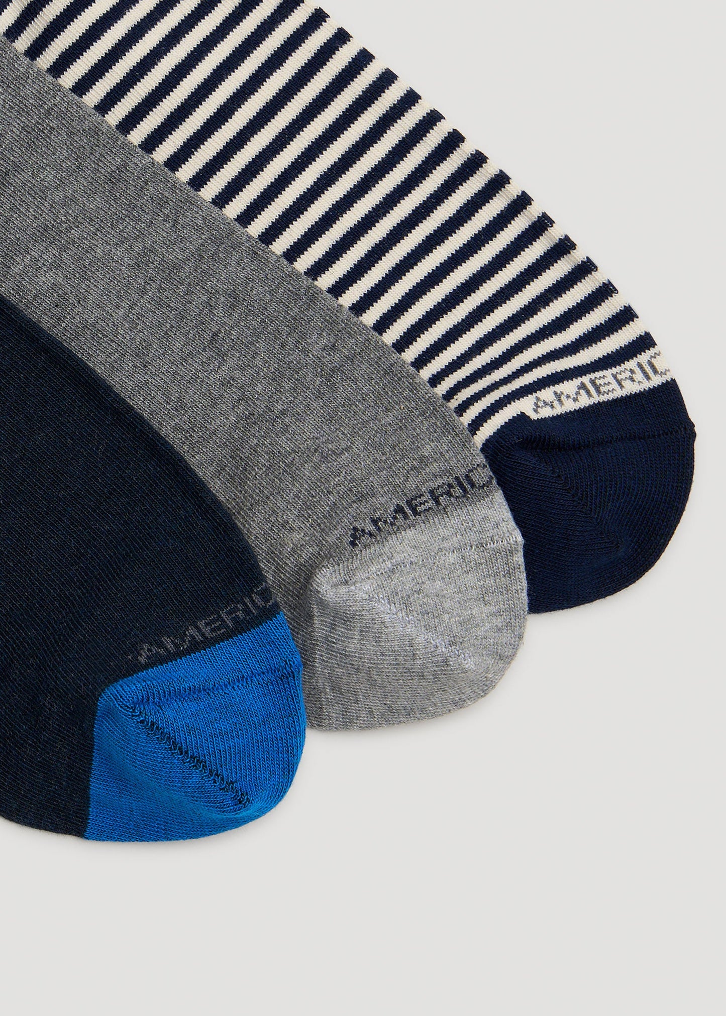 American Tall Men Dress Socks Size 14 to 17 (3-Pack) for Tall Men in Pack F