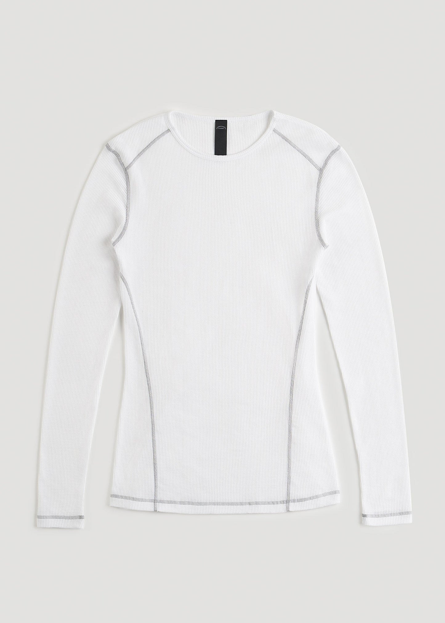 American Tall Men LJ&S Long Thermal Undershirt for Tall Men in White