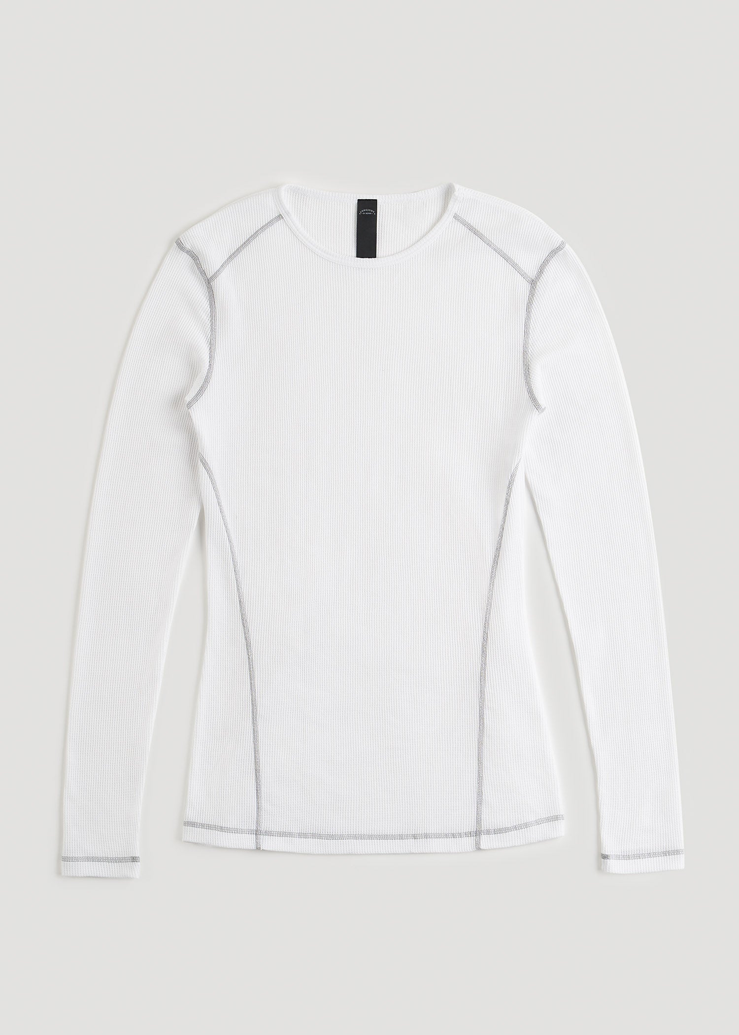 American Tall Men LJ&S Long Thermal Undershirt for Tall Men in White