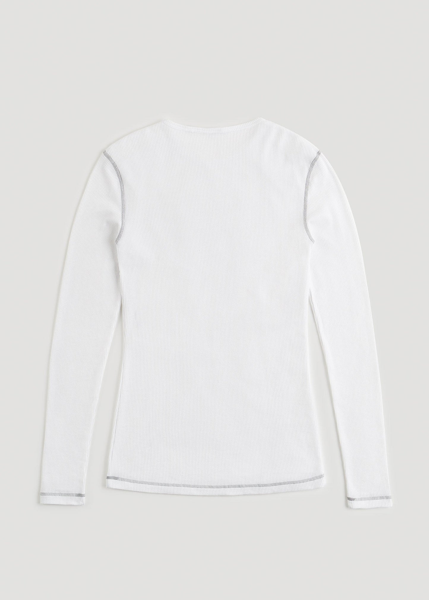 American Tall Men LJ&S Long Thermal Undershirt for Tall Men in White