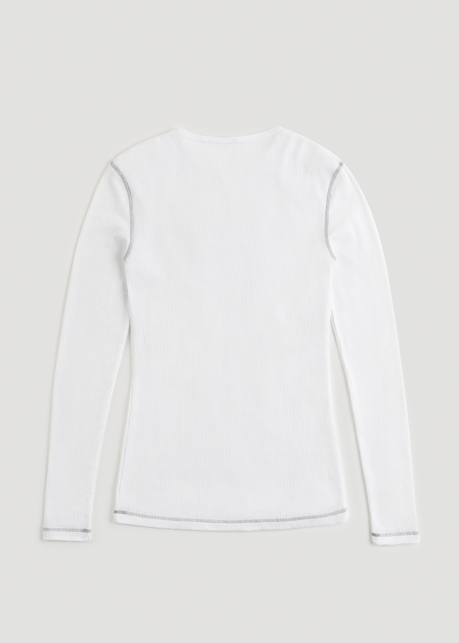 American Tall Men LJ&S Long Thermal Undershirt for Tall Men in White