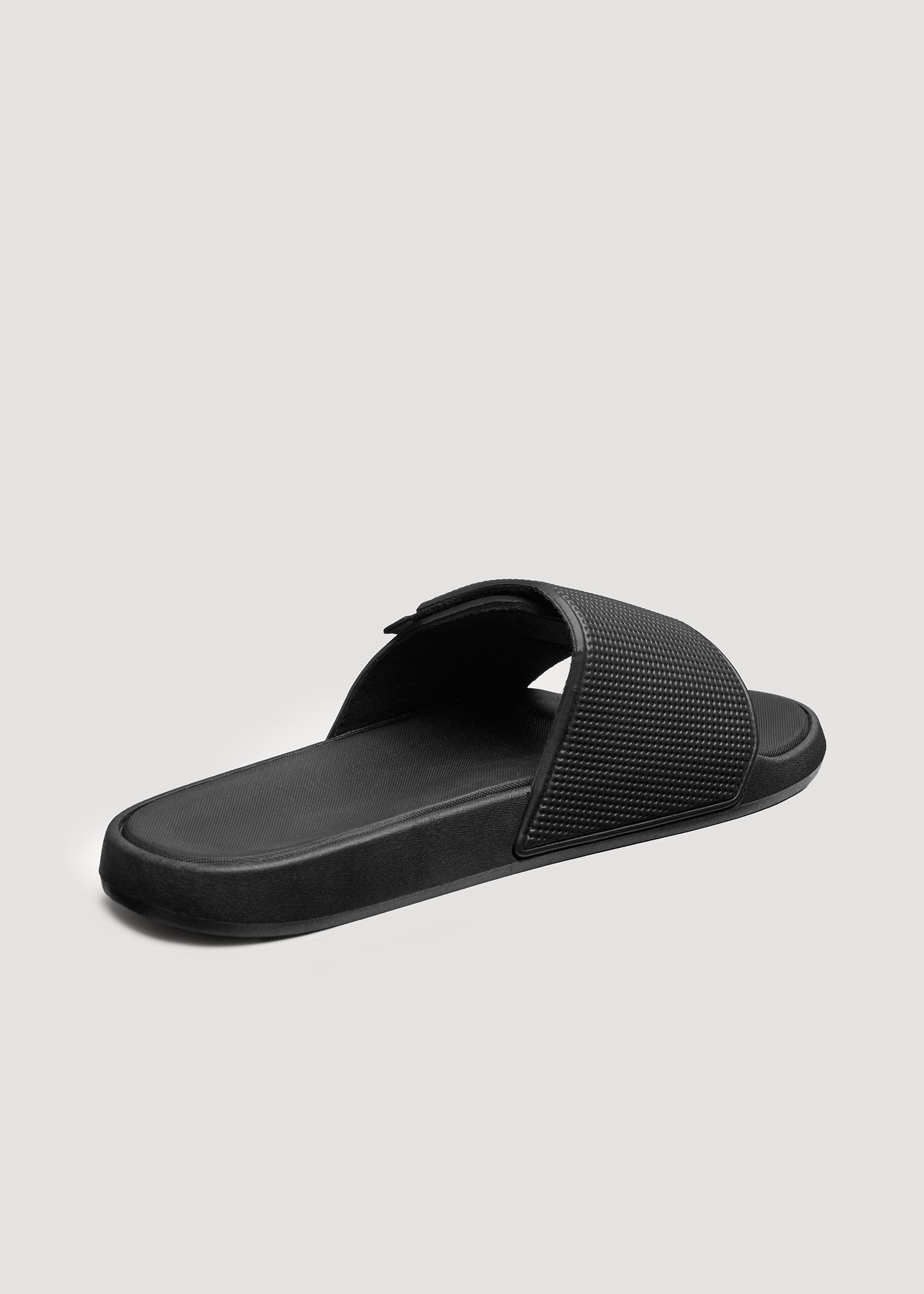 American Tall Men Adjustable Slides for Tall Men in Black