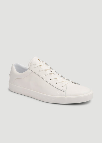 American Tall Men Tennis Sneaker for Tall Men in White