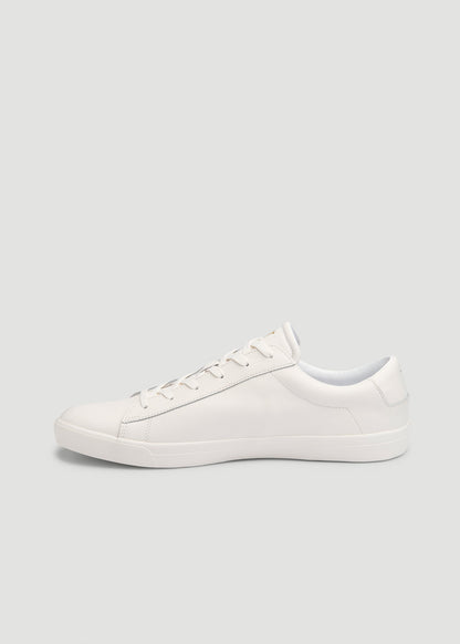 American Tall Men Tennis Sneaker for Tall Men in White