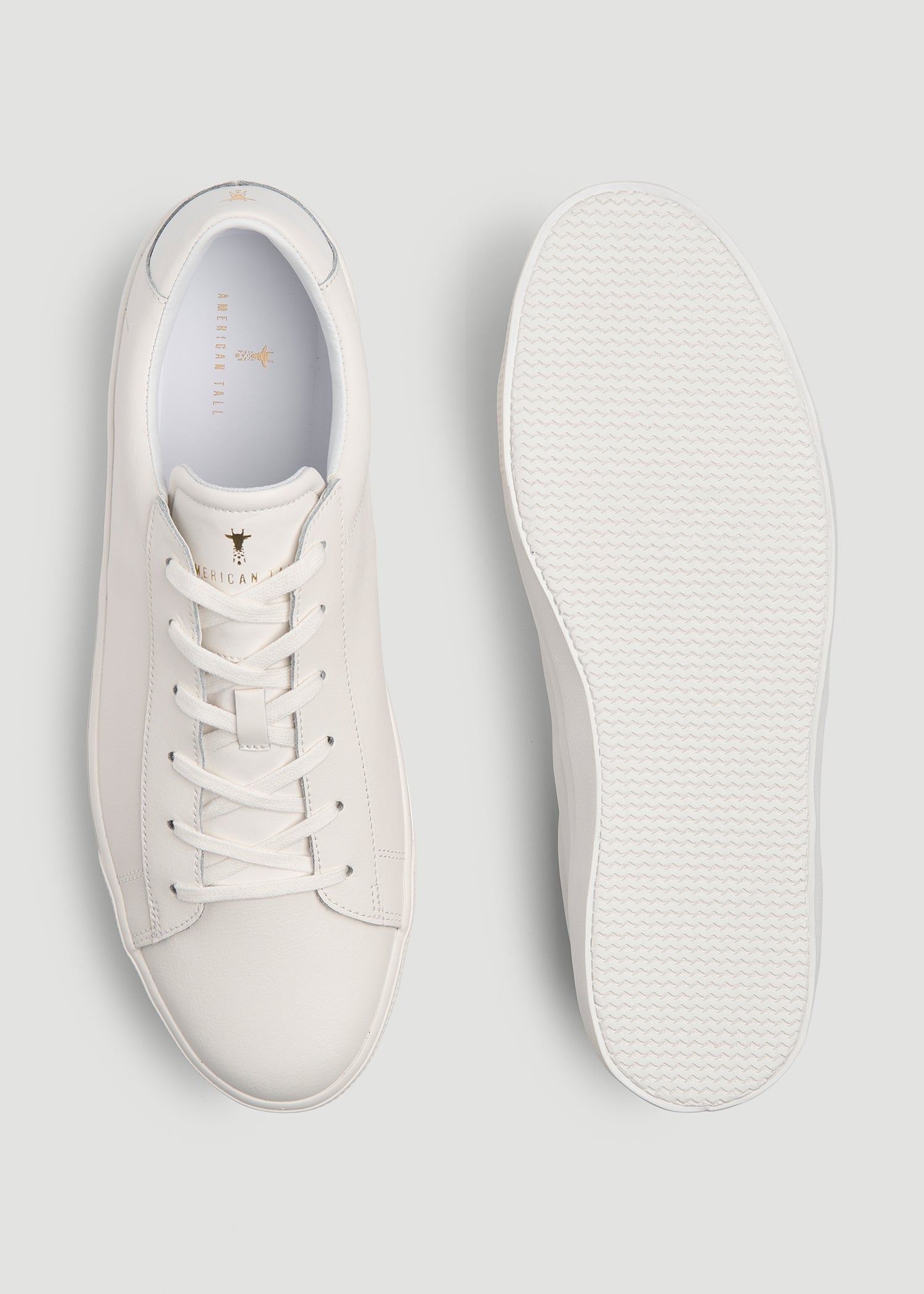 American Tall Men Tennis Sneaker for Tall Men in White
