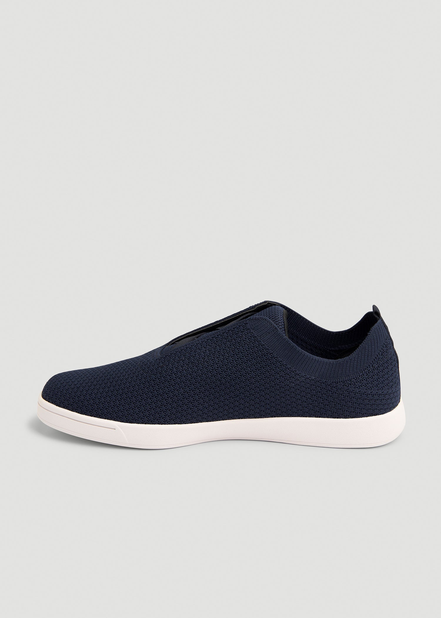 American Tall Men Lightweight Knit Sneakers for Tall Men in Navy