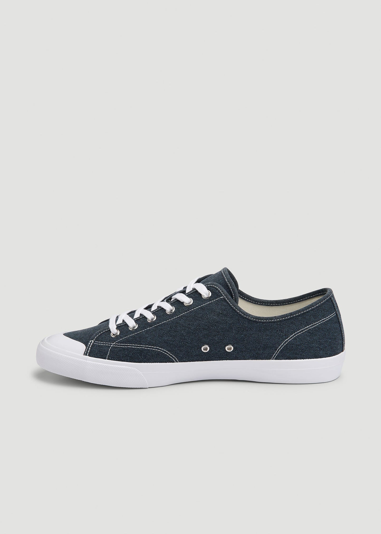 American Tall Men Vulcanized Sneaker for Tall Men in Navy Blue