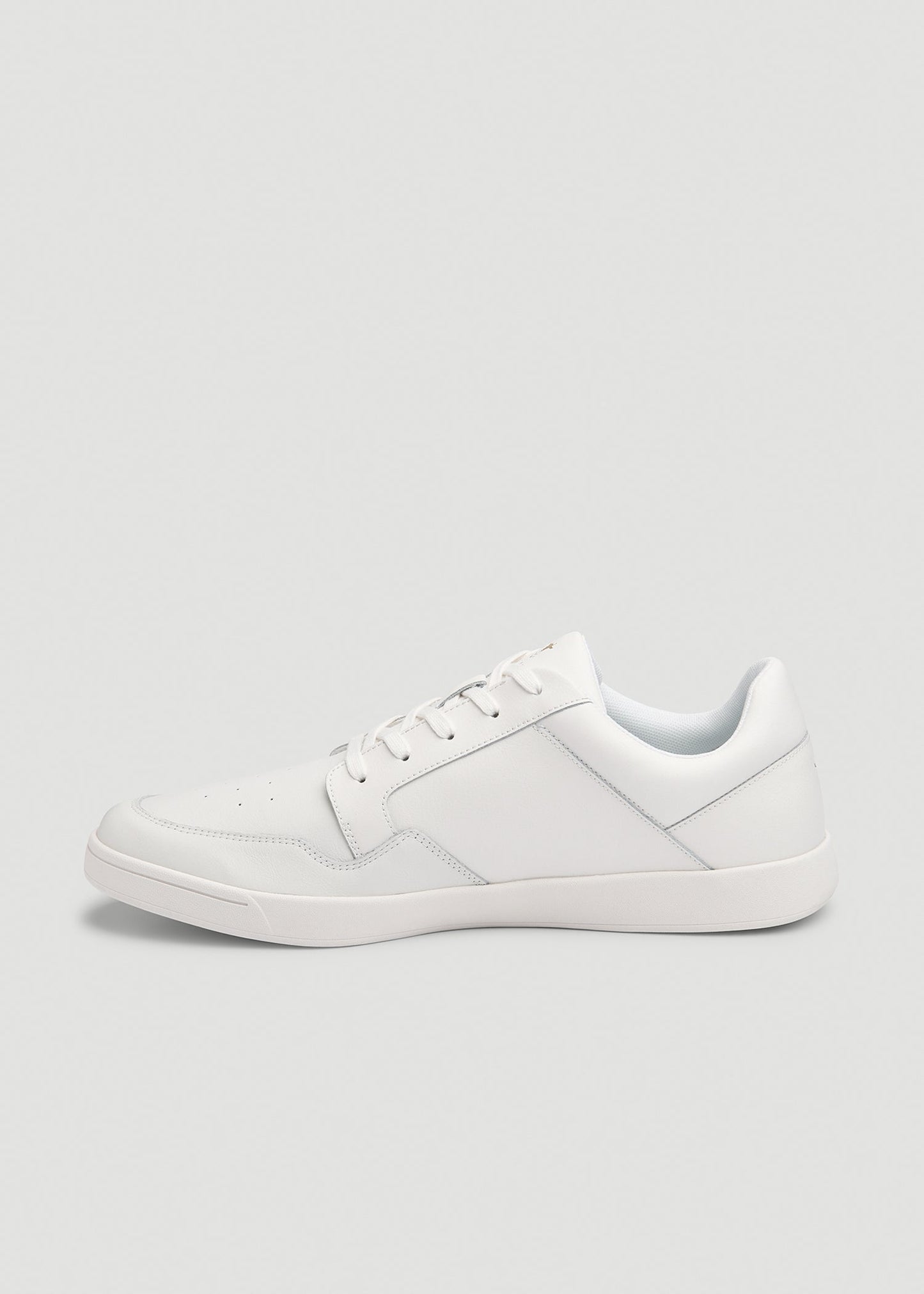 American Tall Men Court Sneaker for Tall Men in White