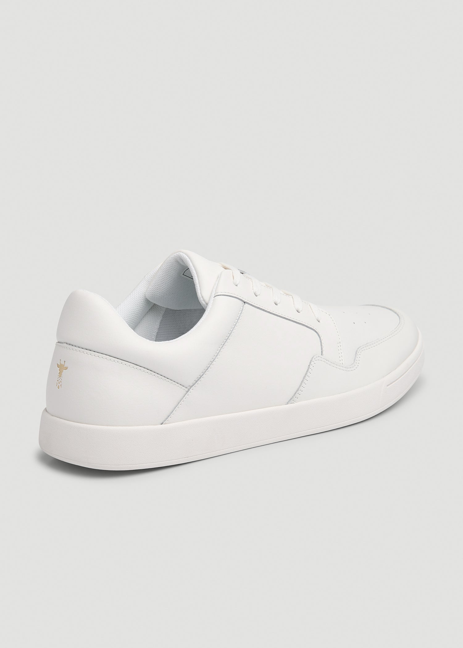American Tall Men Court Sneaker for Tall Men in White
