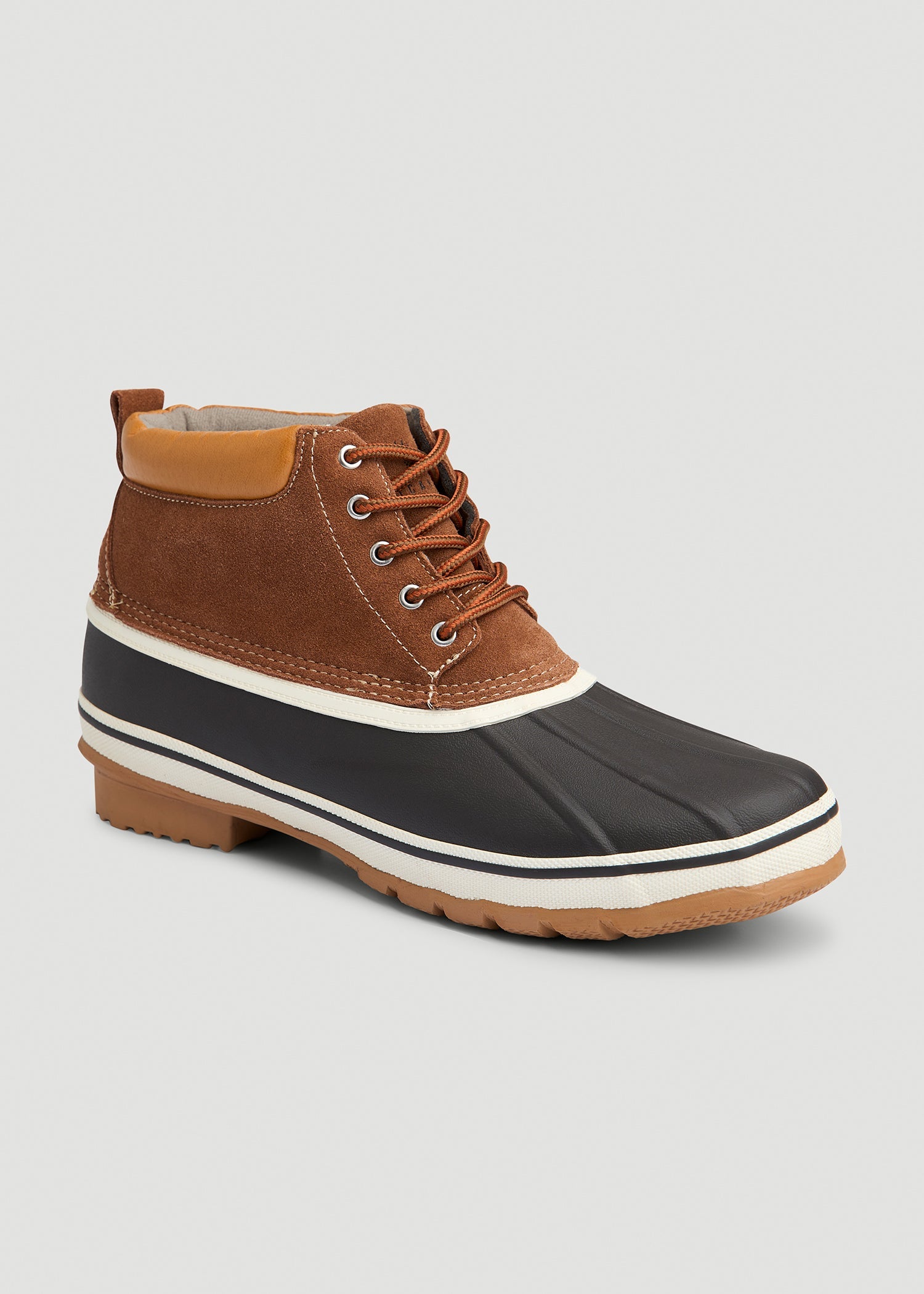 American Tall Men Duck Boots for Tall Men in Tan