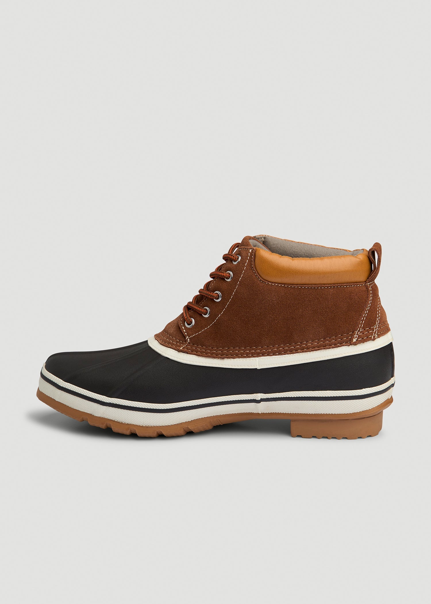 American Tall Men Duck Boots for Tall Men in Tan