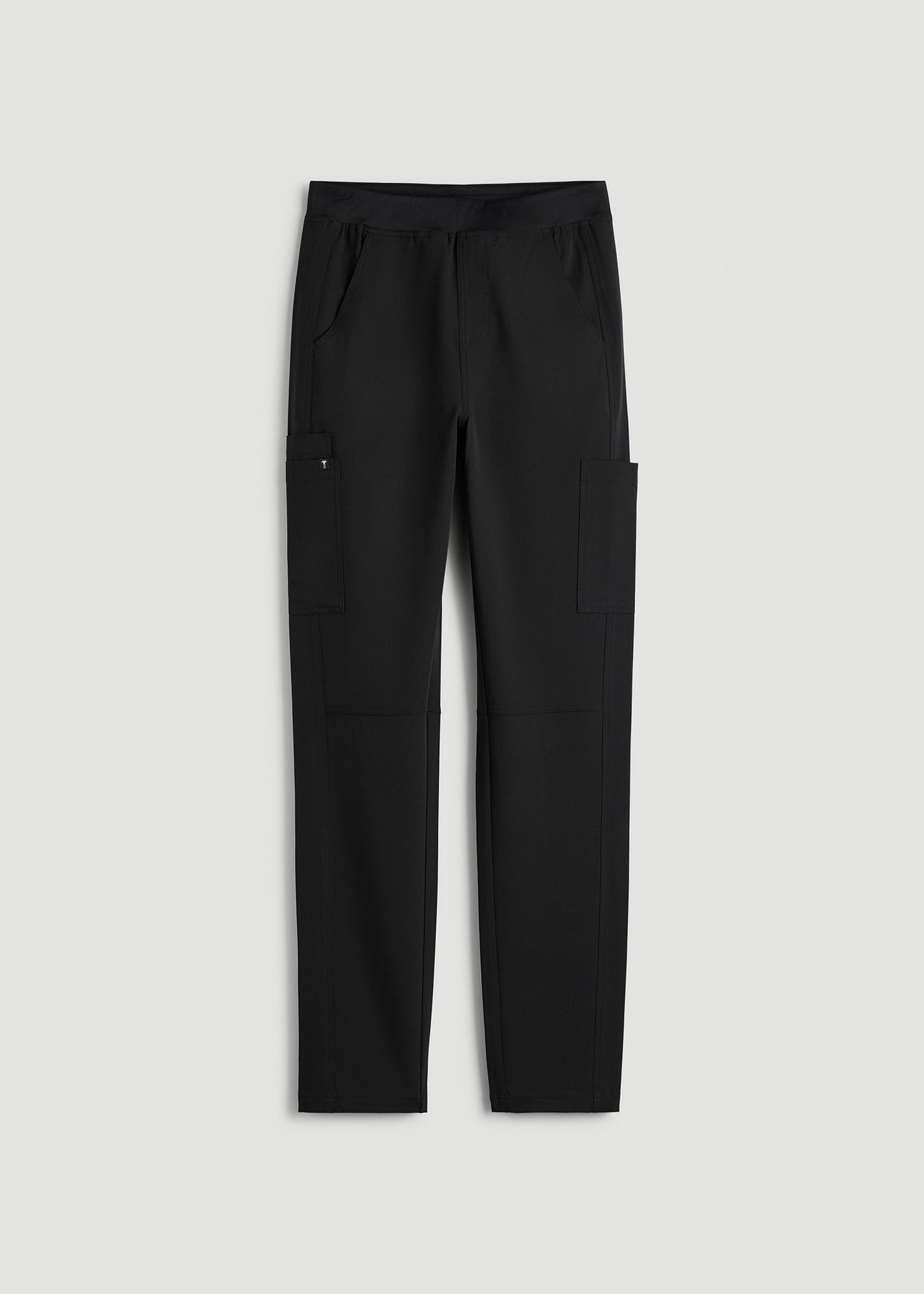 American Tall Men Cargo Scrub Pants for Tall Men in Black