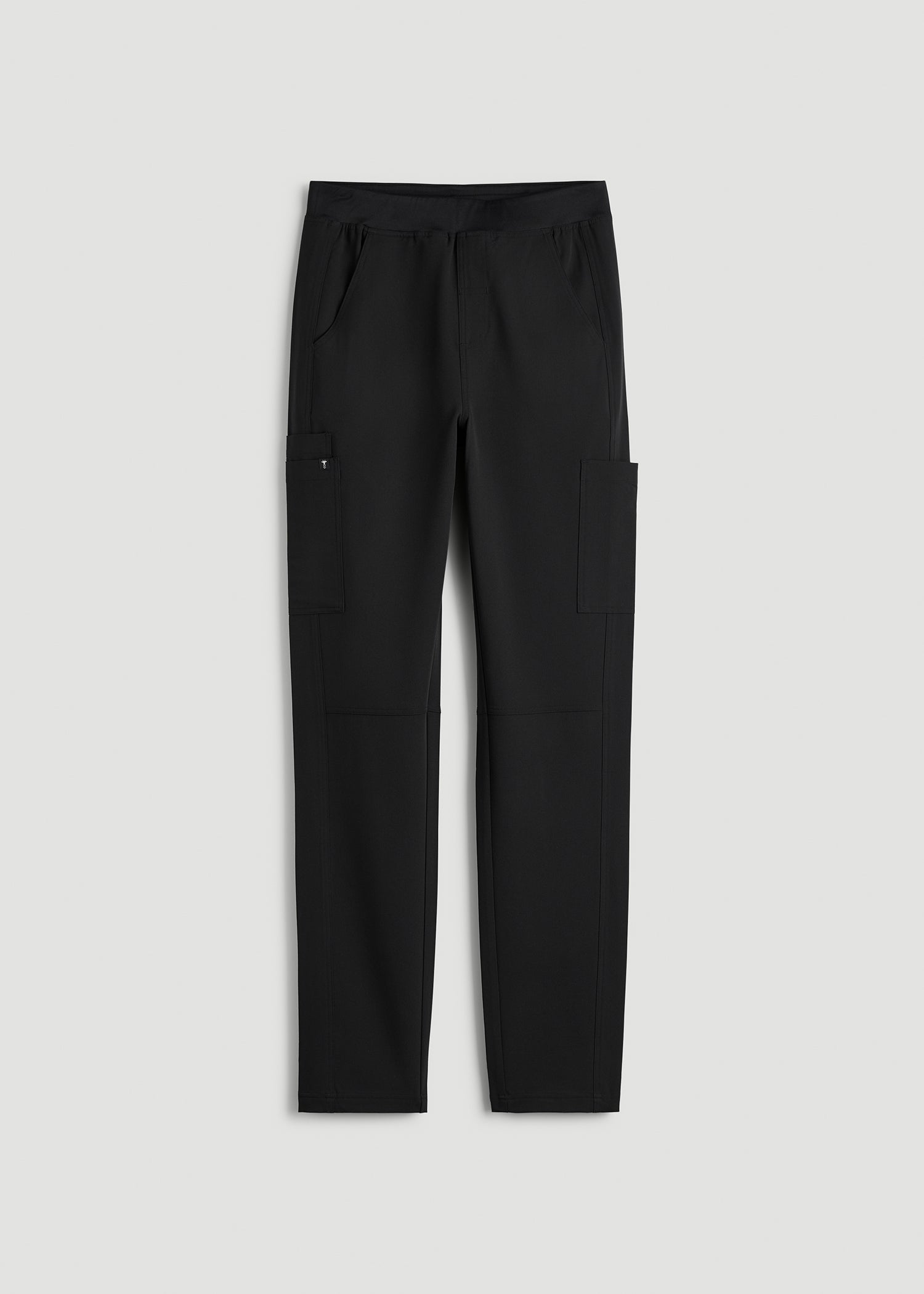 American Tall Men Cargo Scrub Pants for Tall Men in Black