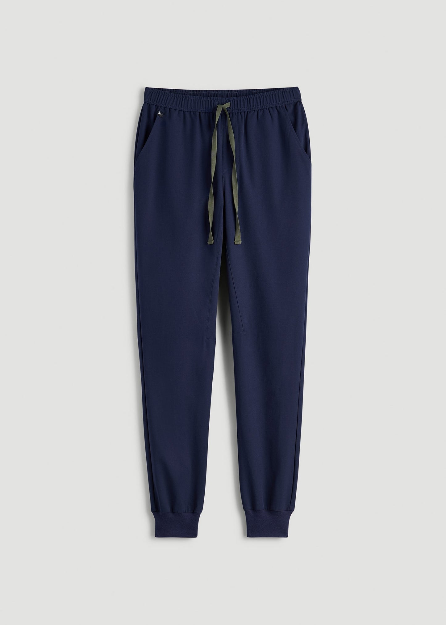 American Tall Men Scrub Joggers for Tall Men in Patriot Blue