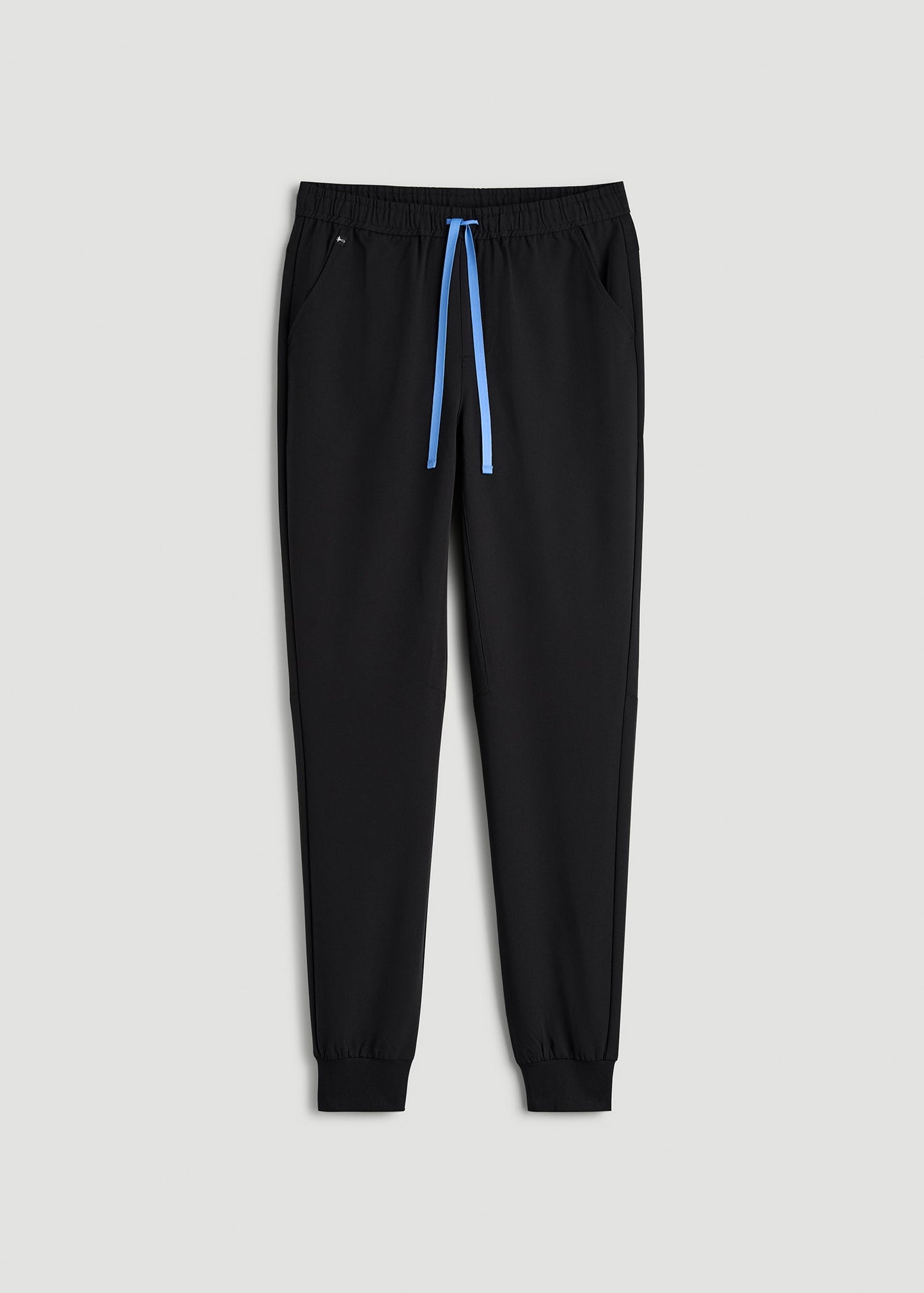 American Tall Men Scrub Joggers for Tall Men in Black