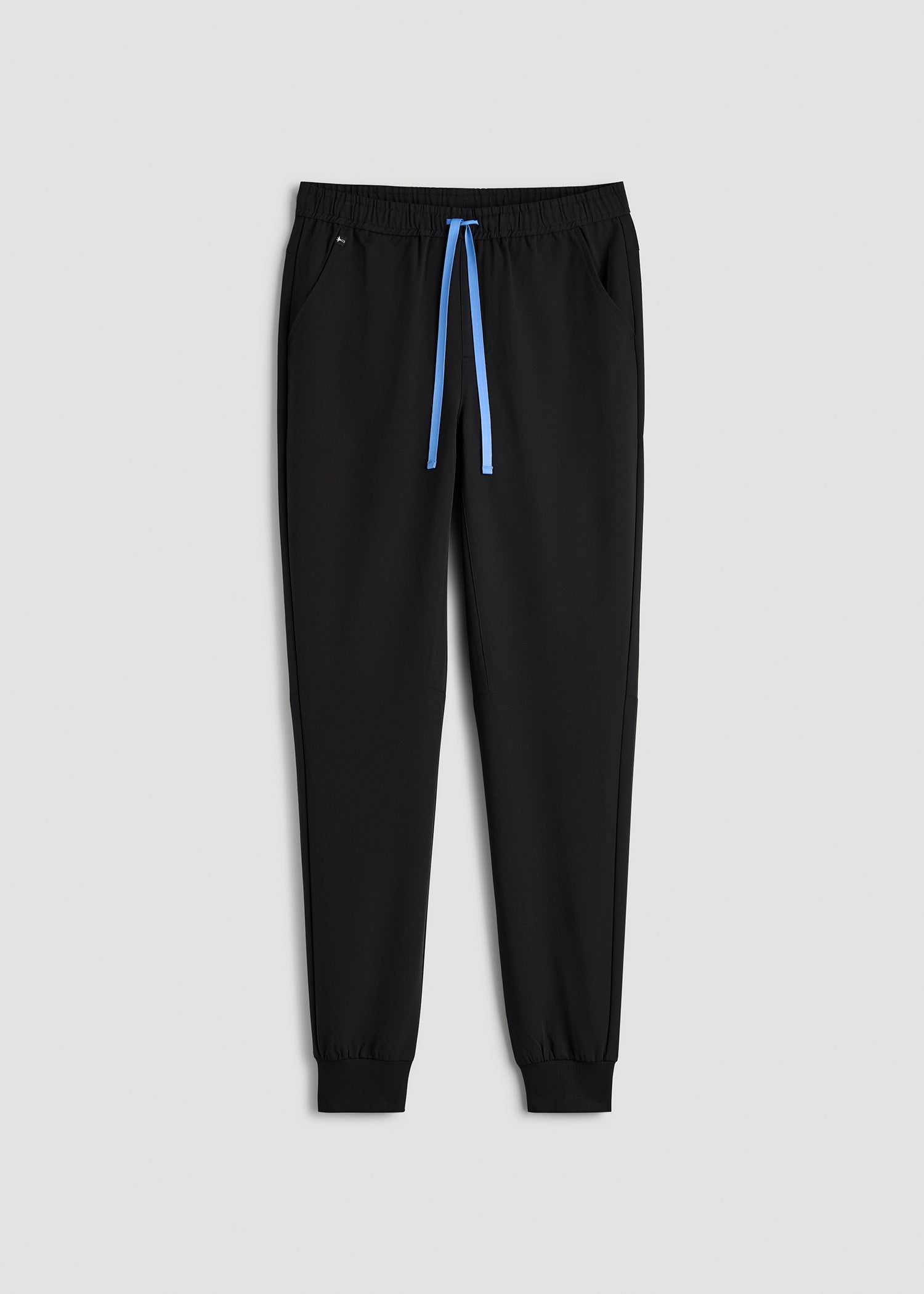 American Tall Men Scrub Joggers for Tall Men in Black