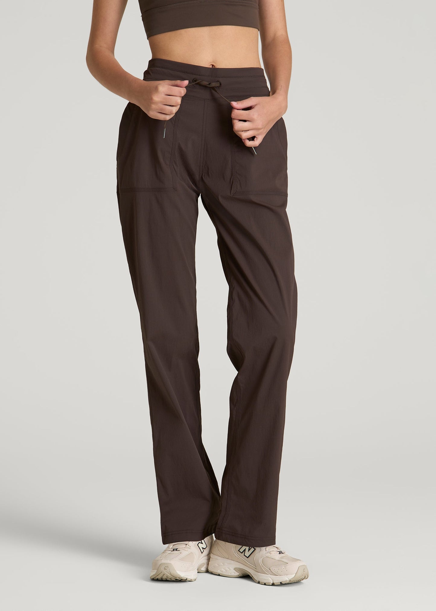 American Tall Women High Rise After Practice Pant for Tall Women in Espresso