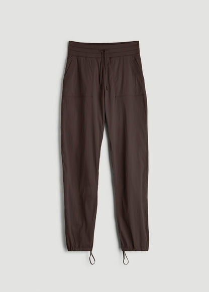 American Tall Women High Rise After Practice Pant for Tall Women in Espresso