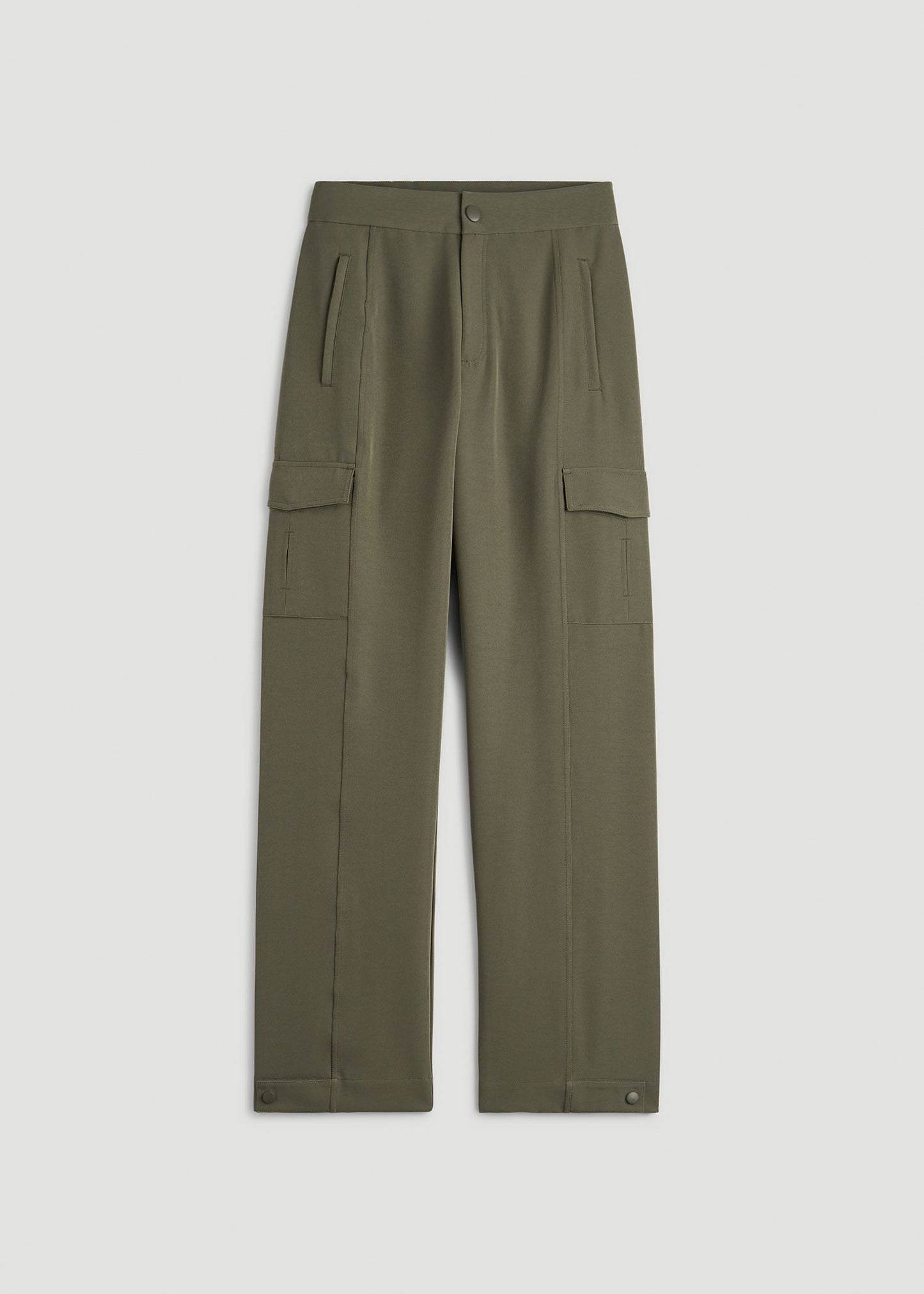 American Tall Women Traveler Cargo Pant for Tall Women in Olive