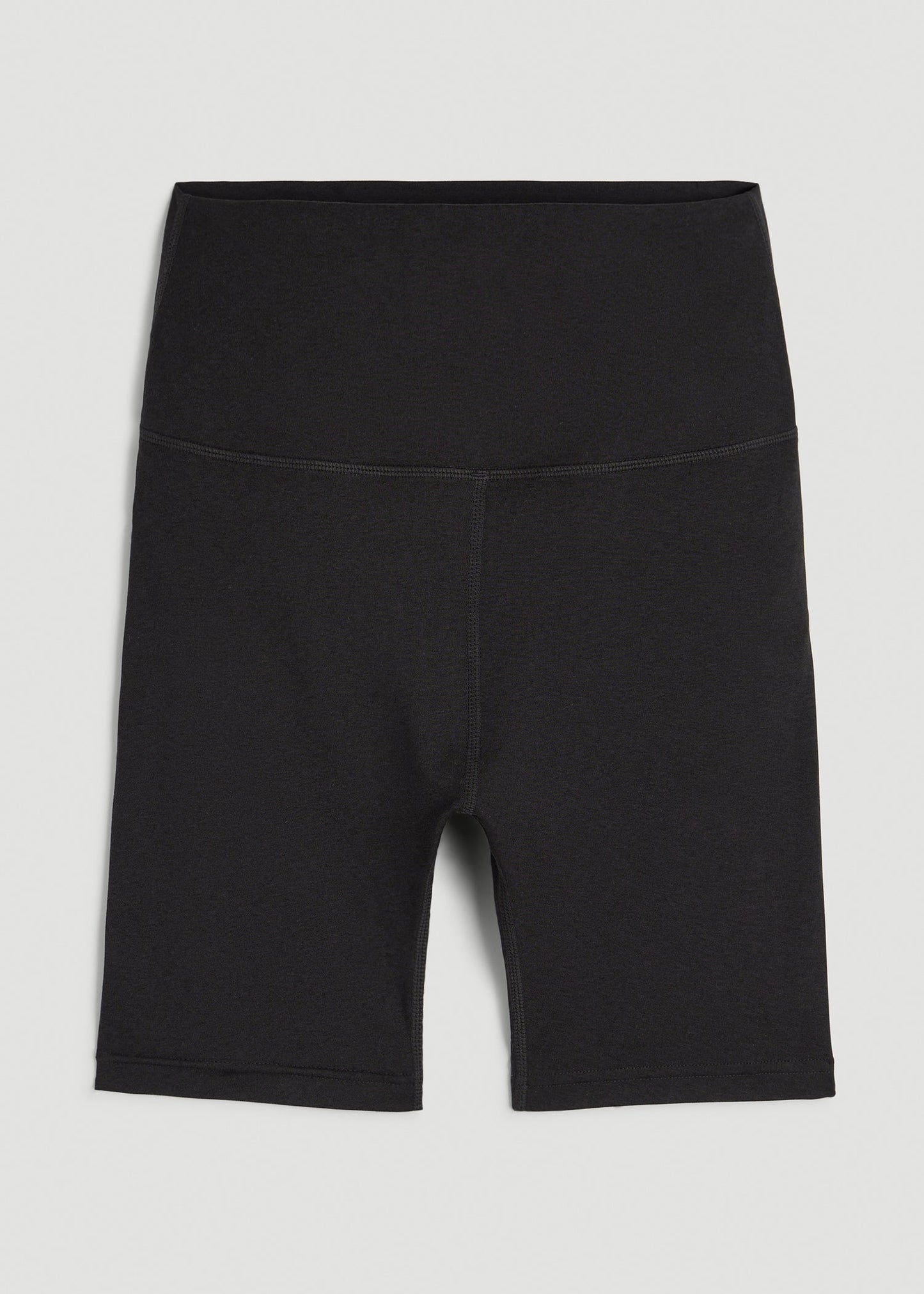American Tall Women Ultra Soft High Rise Bike Shorts for Tall Women in Black Mix