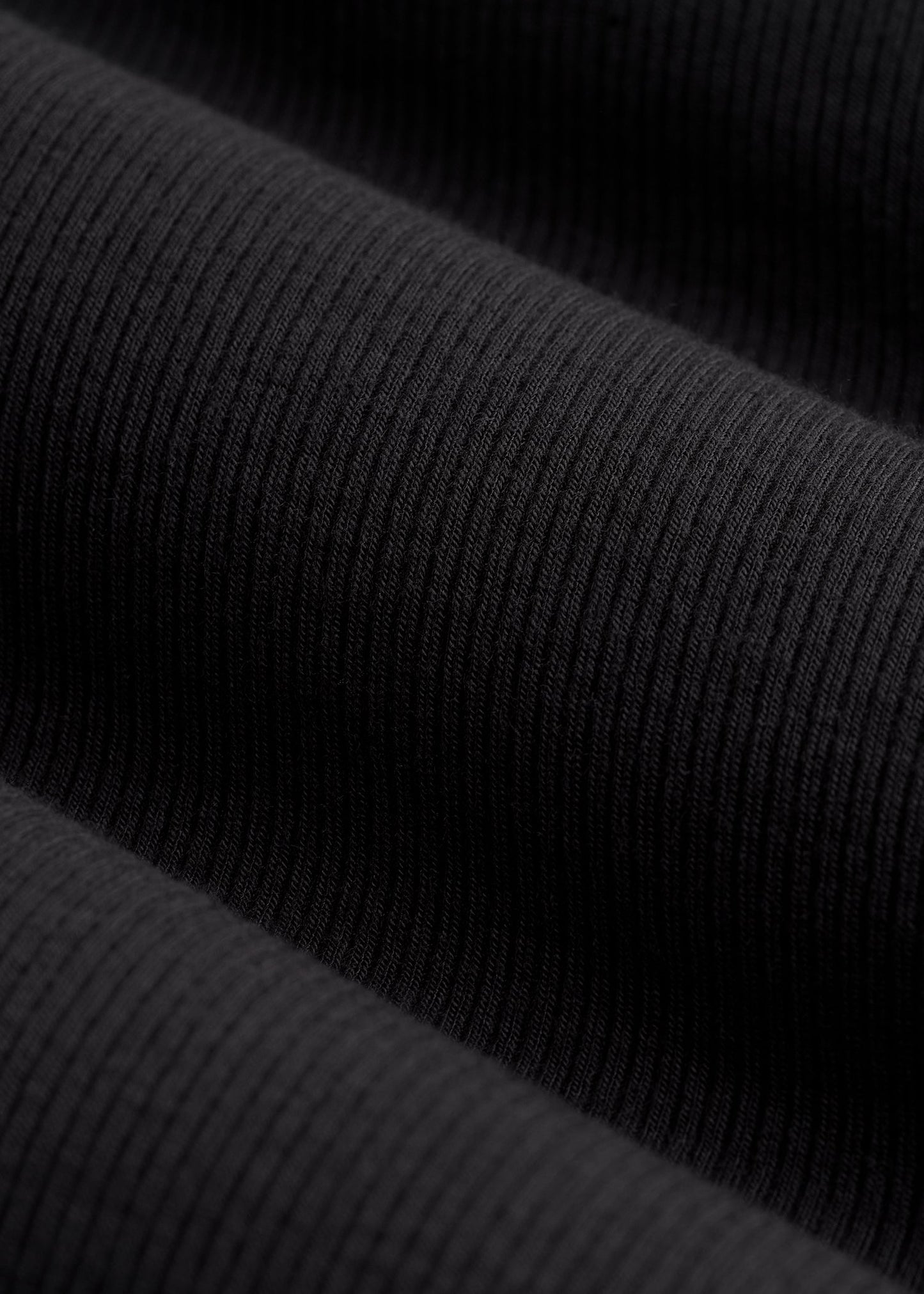 American Tall Women FITTED Ribbed Long Sleeve Tee for Tall Women in Black