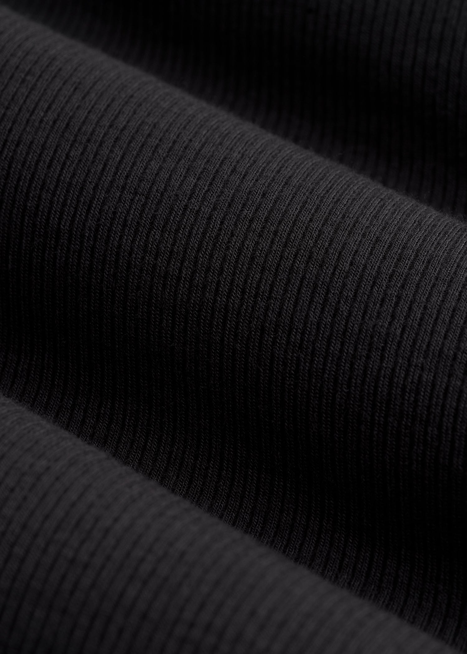 American Tall Women FITTED Ribbed Long Sleeve Tee for Tall Women in Black