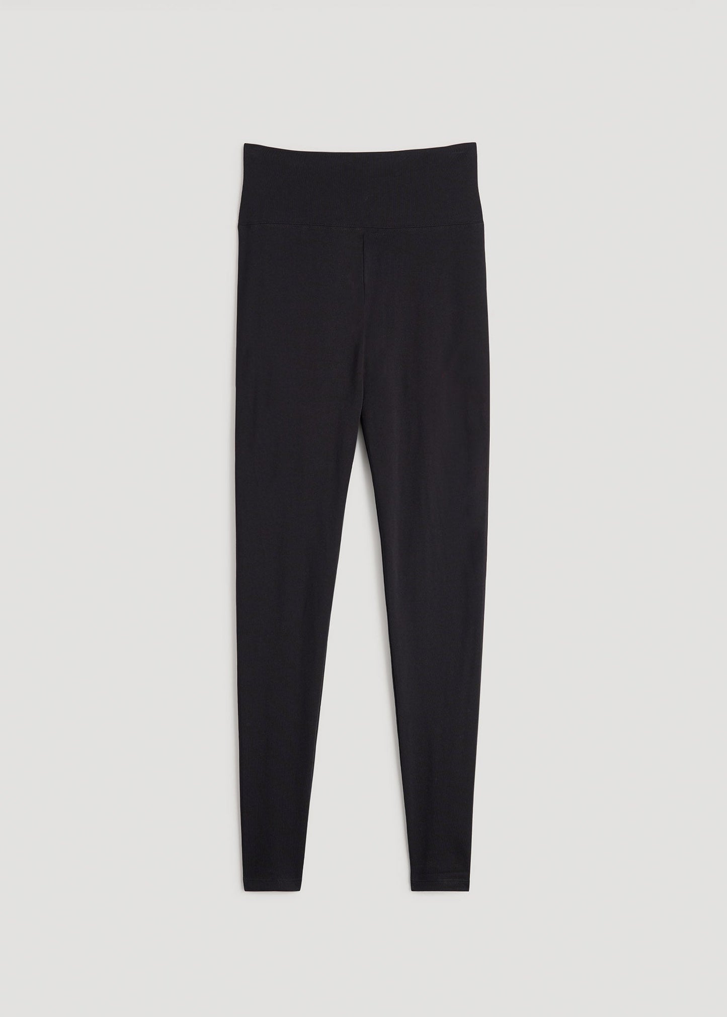 American Tall Women Cotton Leggings for Tall Women in Black