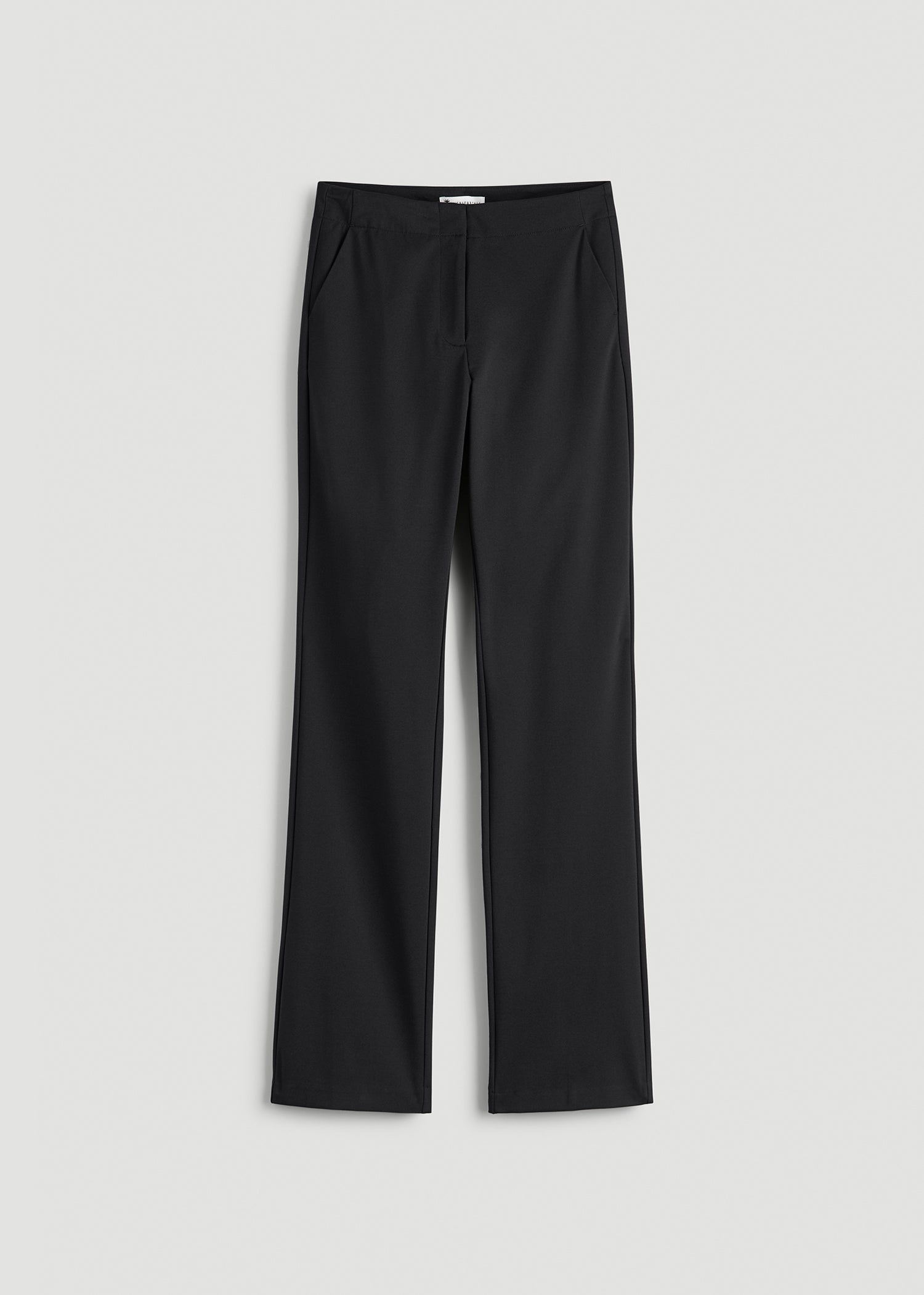 American Tall Women Freedom Flex Slim Straight Leg Dress Pants for Tall Women in Black