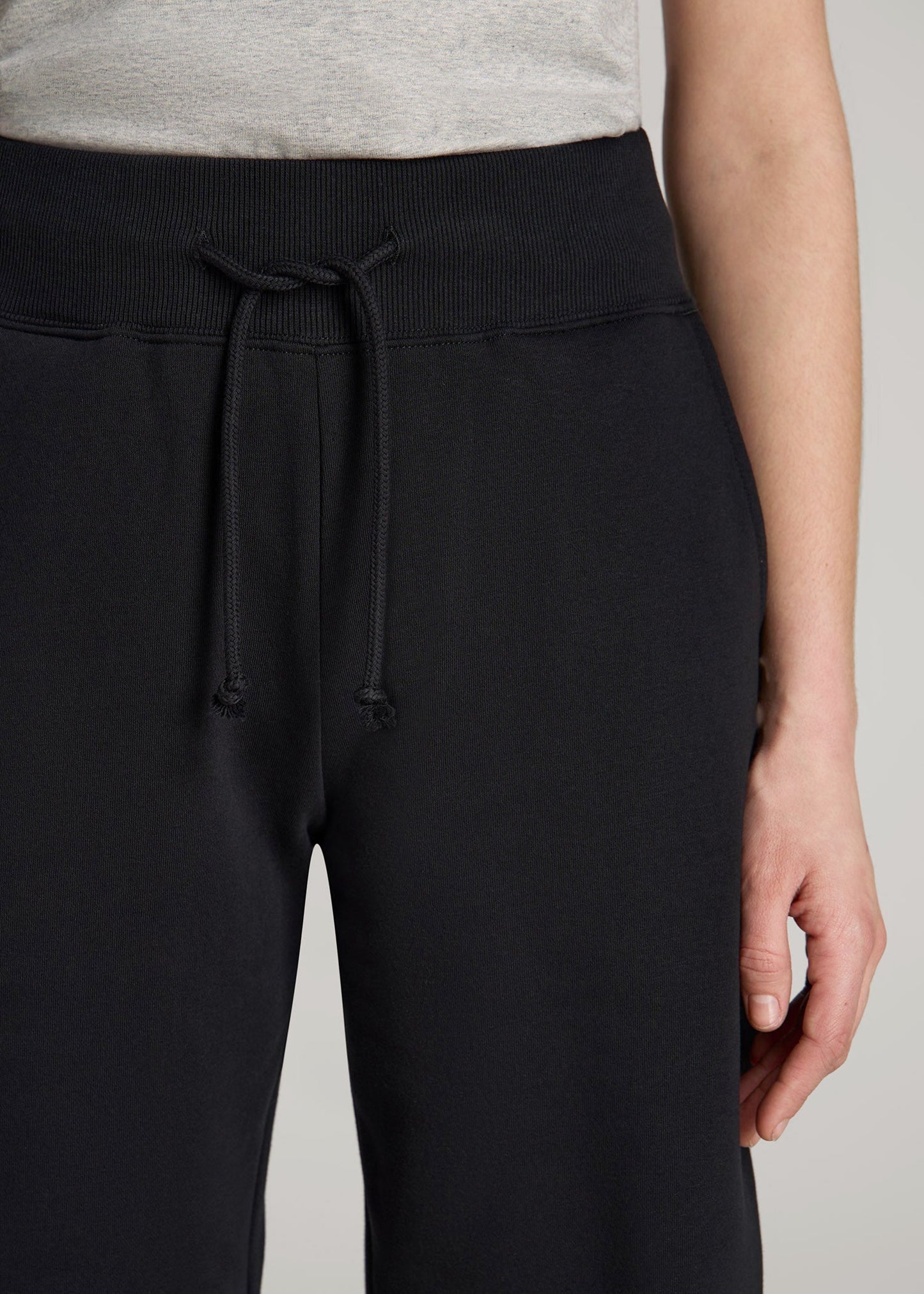 American Tall Women A.T. Basics Athletic Joggers for Tall Women in Black