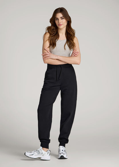 American Tall Women A.T. Basics Athletic Joggers for Tall Women in Black