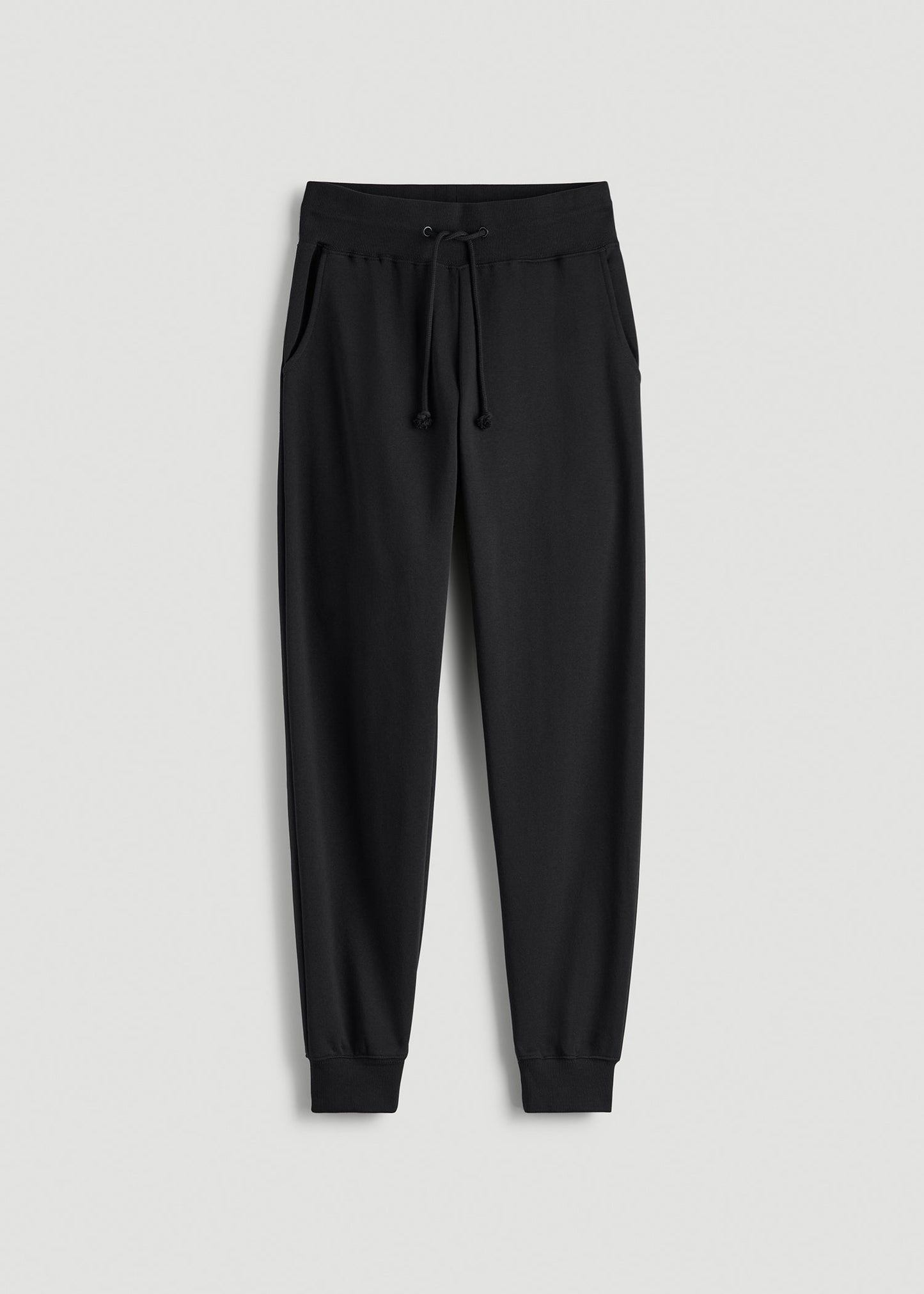 American Tall Women A.T. Basics Athletic Joggers for Tall Women in Black