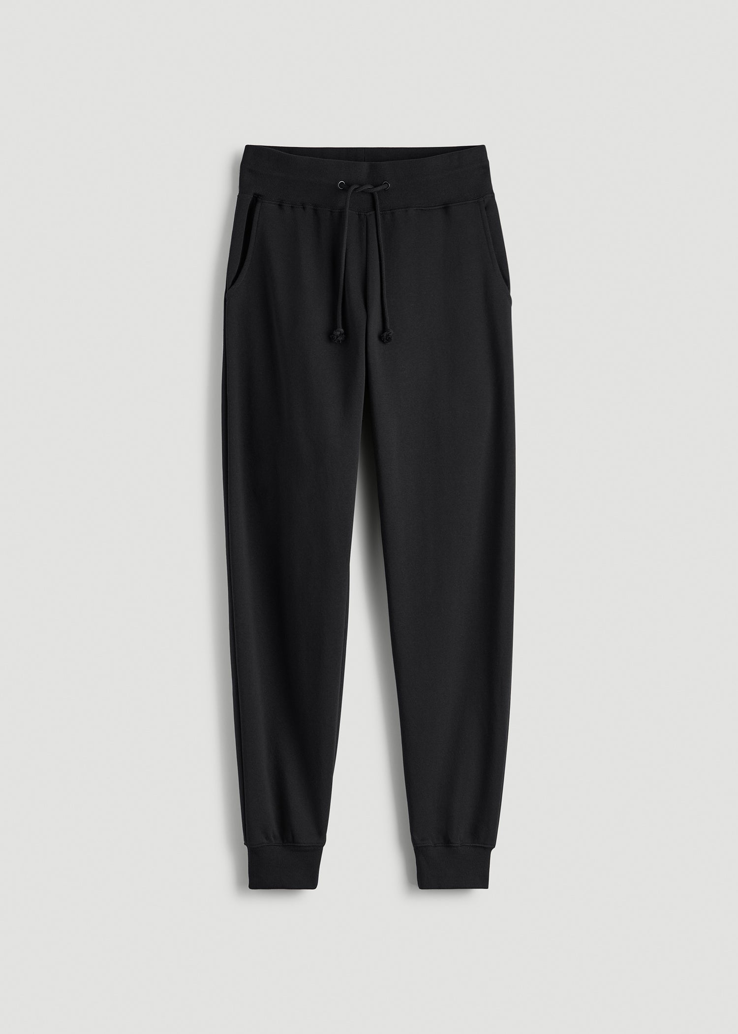 American Tall Women A.T. Basics Athletic Joggers for Tall Women in Black