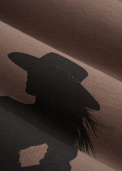 American Tall Women Equestrian Graphic Tee for Tall Women in Brown