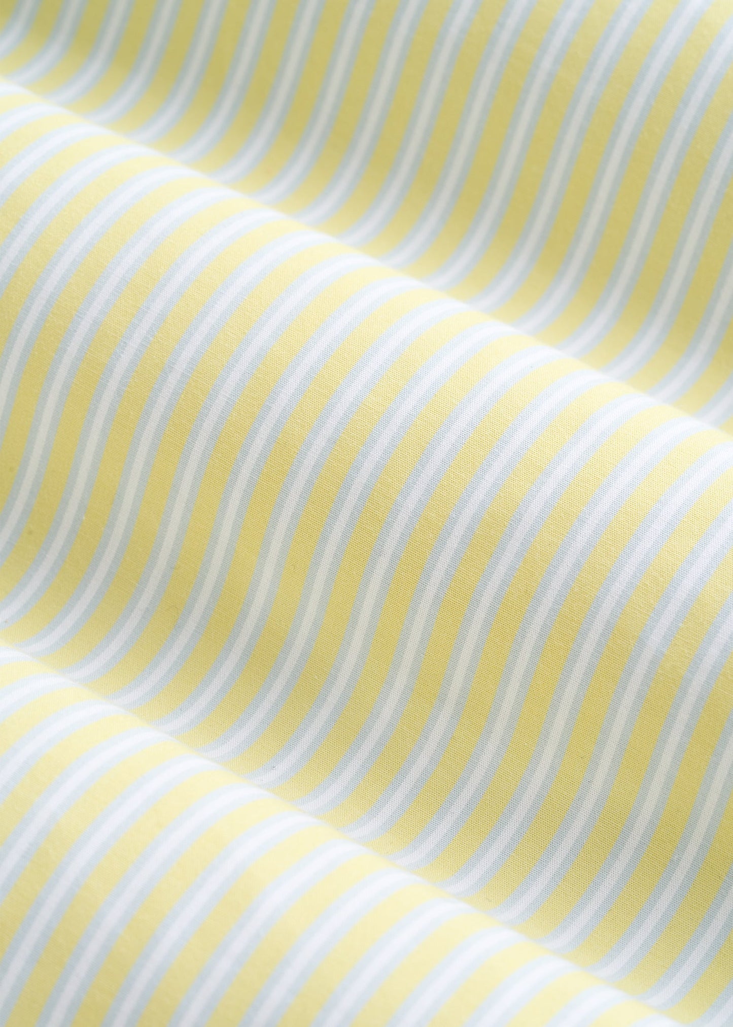 American Tall Women Oversized Poplin Button Shirt for Tall Women in Lemon Drop Stripe