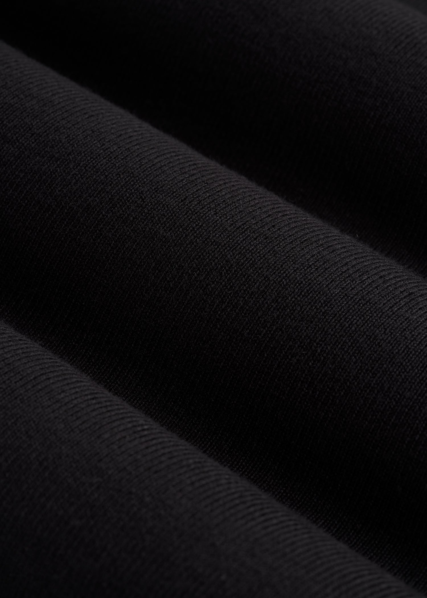 American Tall Women Cropped Knit Tee for Tall Women in Black