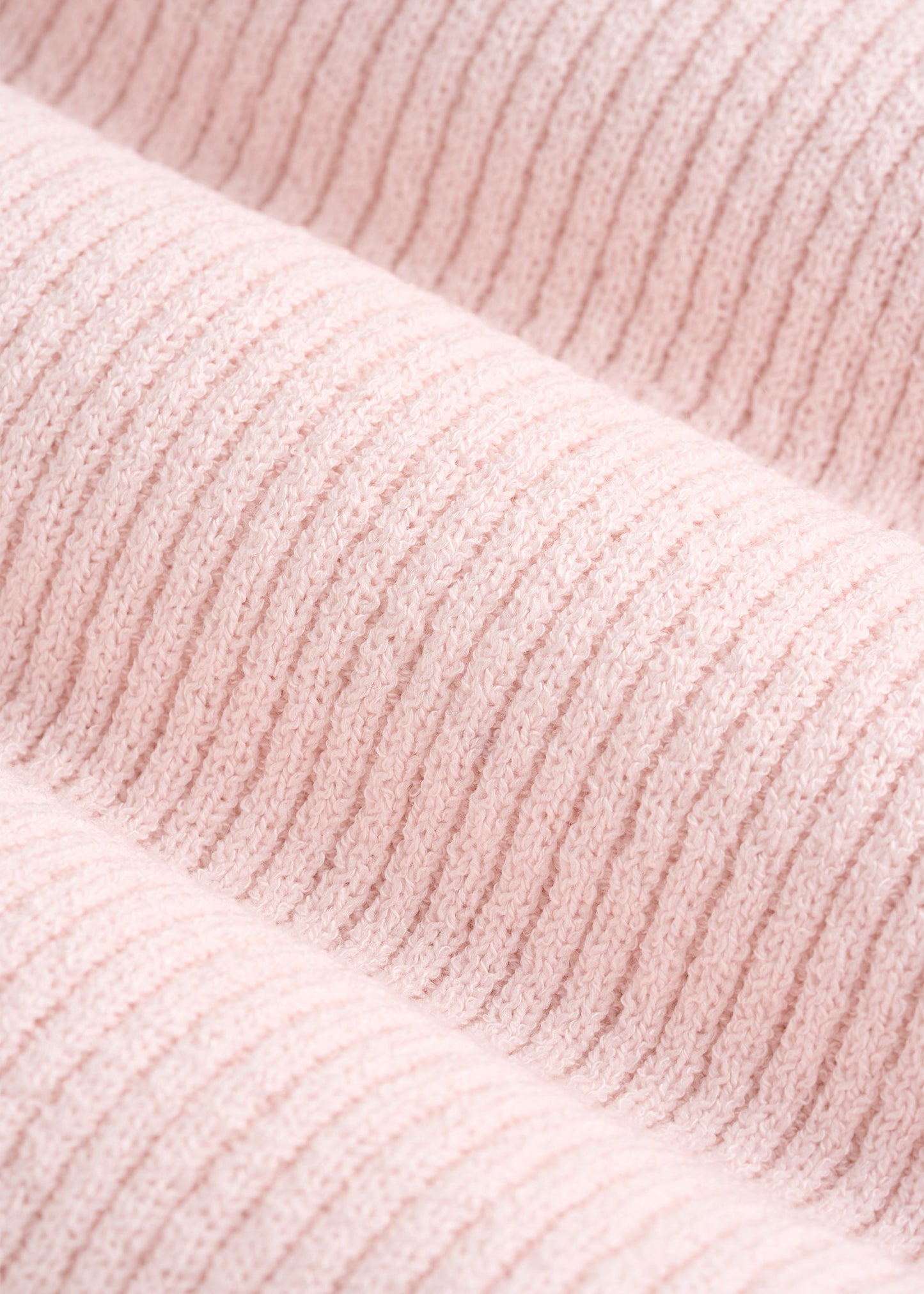 American Tall Women Boucle Knit Tank for Tall Women in Barely Pink