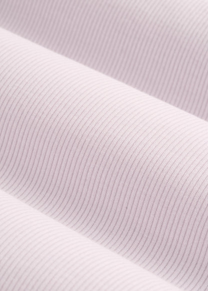 American Tall Women Long Sleeve Ribbed Square Neck Top for Tall Women in Grey Lilac
