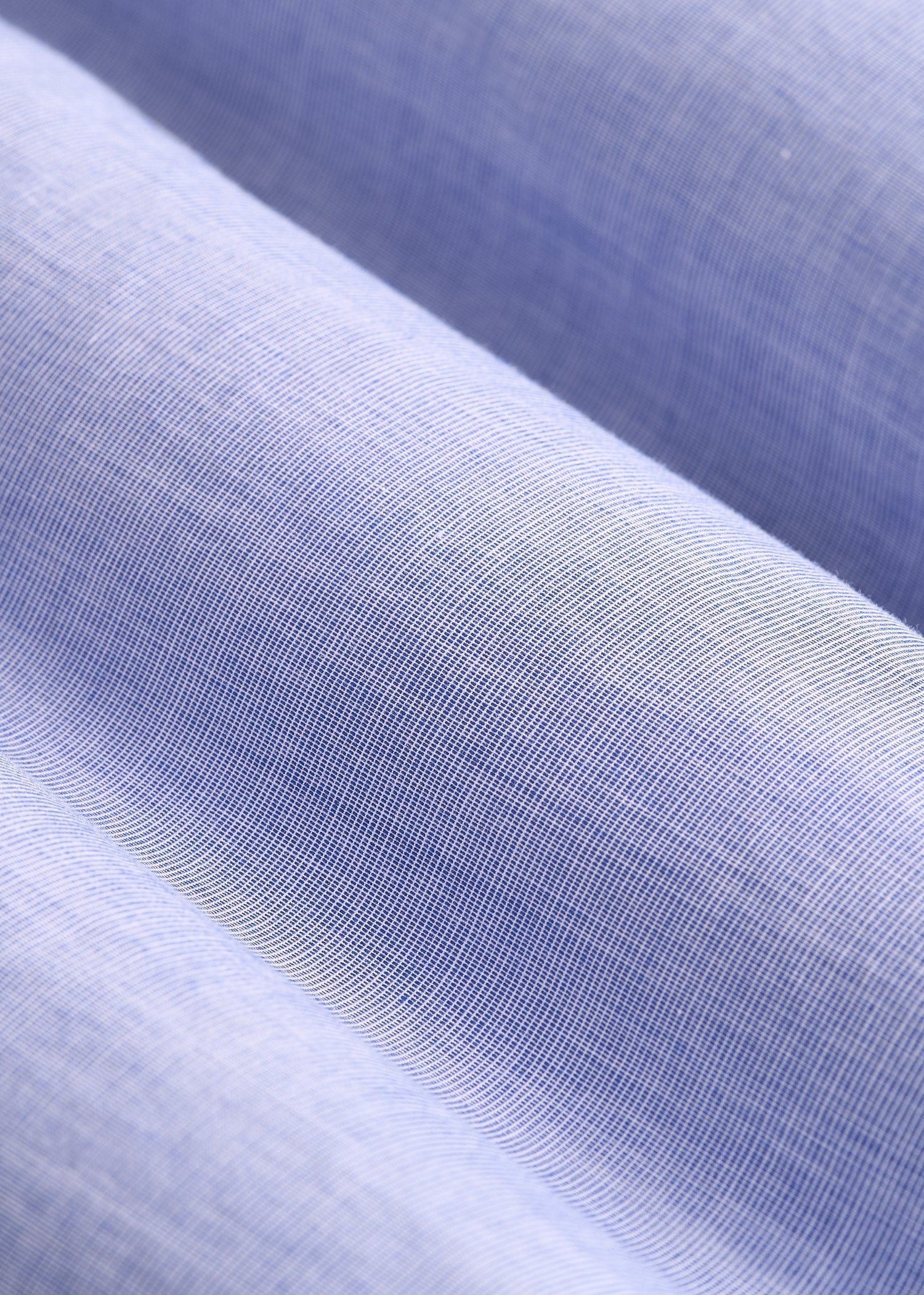 American Tall Women|Men Regular Fit Dress Shirt for Tall Women in Chambray Blue
