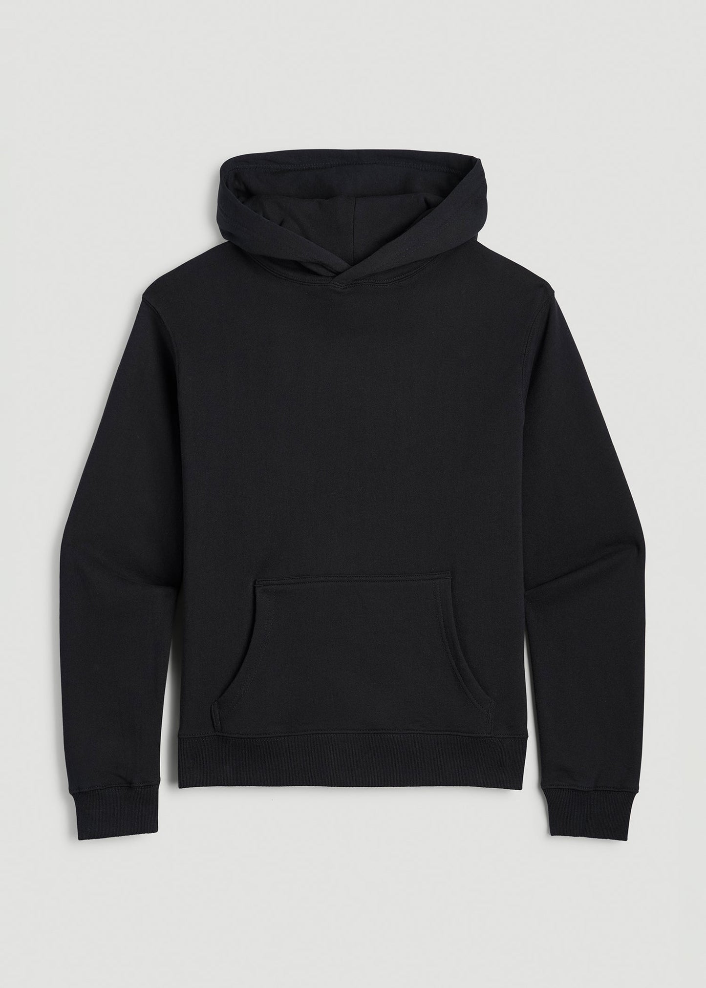 American Tall Women Wearever Fleece Relaxed Fit Hoodie for Tall Women in Black