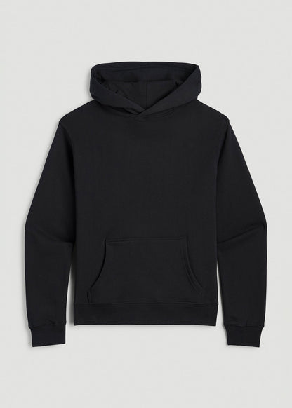 American Tall Women Wearever Fleece Relaxed Fit Hoodie for Tall Women in Black