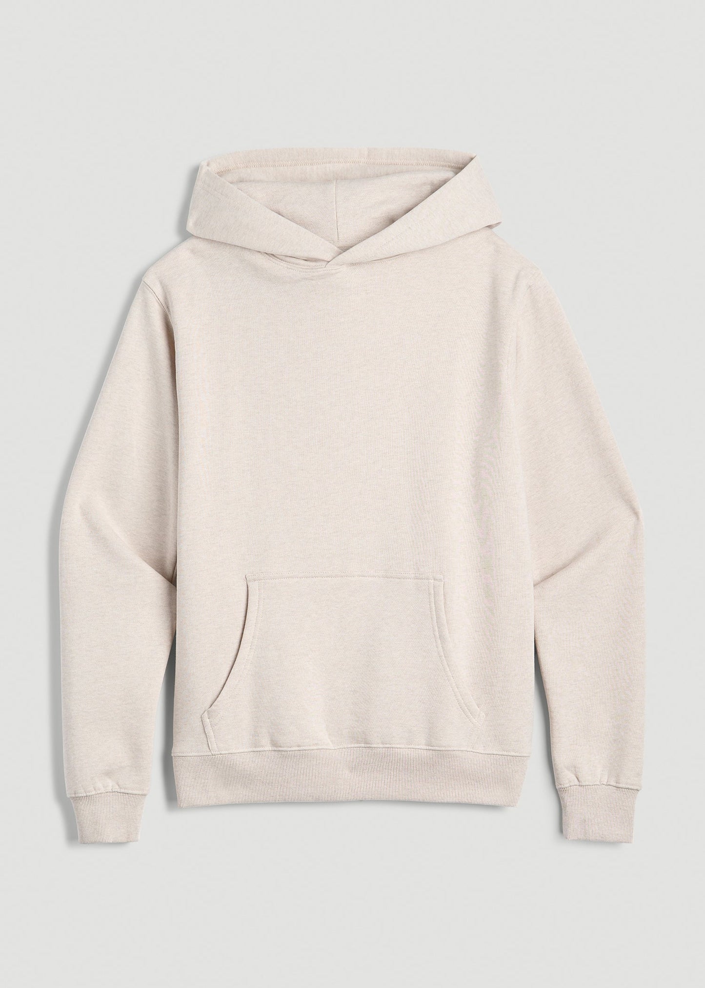 American Tall Women Wearever Fleece Relaxed Fit Hoodie for Tall Women in Oatmeal Mix