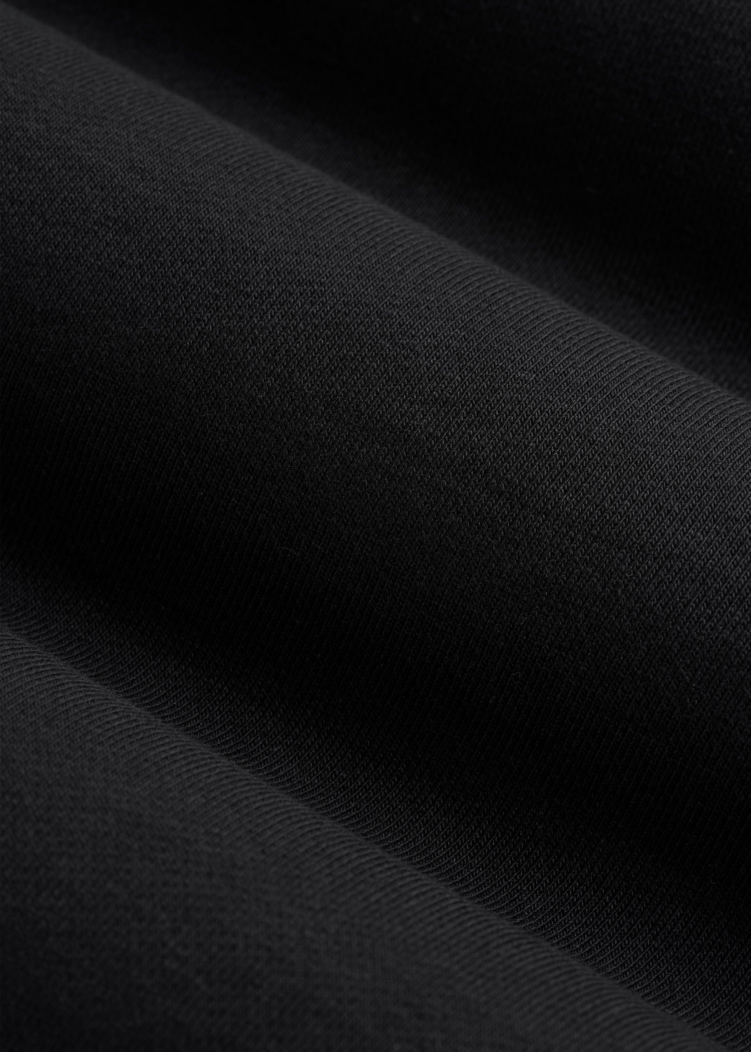 American Tall Women Everyday Terry Cropped Crew for Tall Women in Black
